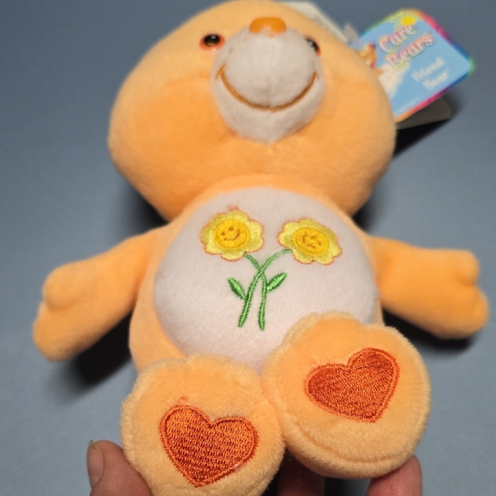 Care Bears Friend Bear Stuffed Animal Plush 2003 - Picture 5 of 7